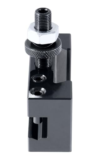 Image of Accusize Industrial Tools Style Axa Boring, Turning and Facing Quick Change Tool Post Holder for 1 /2'' Turning Tools, Style 2, 0250-0102
