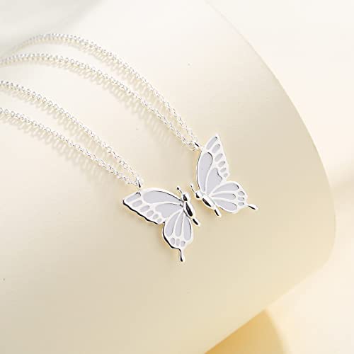 RS Matching Butterfly Mother Daughter Necklace Set for 2 Mother's Day Valentine's Day Christmas Thanksgiving Birthday Gift for Women Girls4