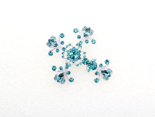 Image of Faship Gorgeous Rhinestone Crystal Cross Crucifix Pin Brooch
