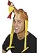 Smiffys Turkey Gobbler Hat Brown/Yellow