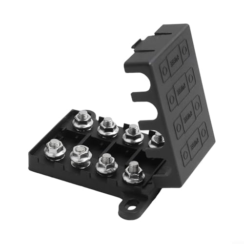 Bloc porte-fusible Midi 4 voies 200 A max pouvant accueillir 4 fusibles pour une meilleure fiabilité du système électrique
