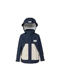 K Scandza Rain Jacket オーシャンネイビー/アイボリー 130
