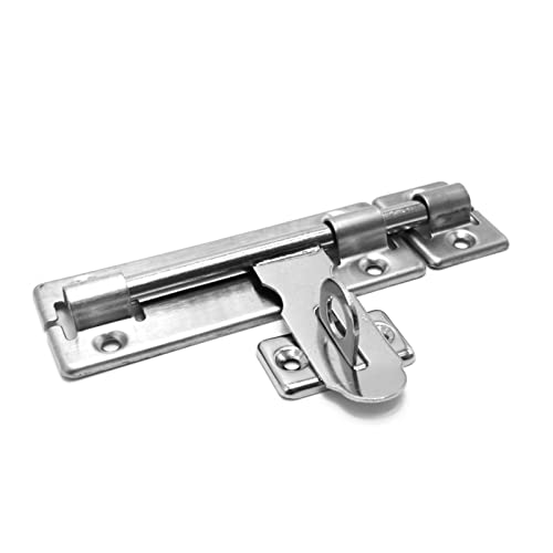 Serrure de porte à barillet en acier inoxydable avec porte-cadenas robuste
