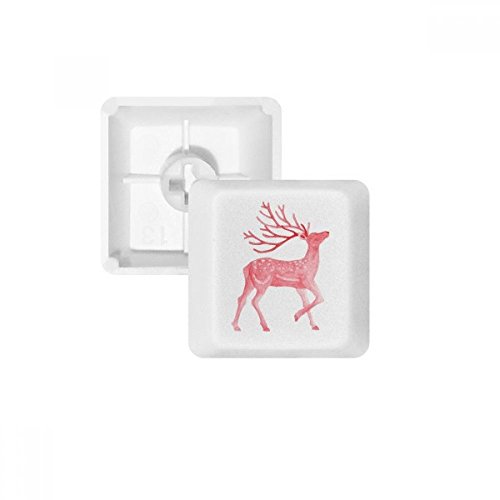 Keycaps PBT Red Sika Deer un design inspiré de la nature pour clavier mécanique