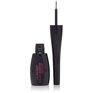 L.A. COLORS Thin Tip Liquid Liner, Black CBLE326