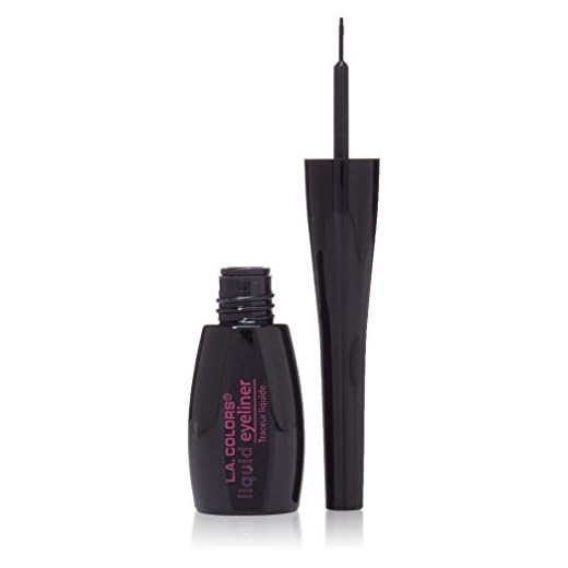 L.A. COLORS Thin Tip Liquid Liner (carded), Black CBLE326