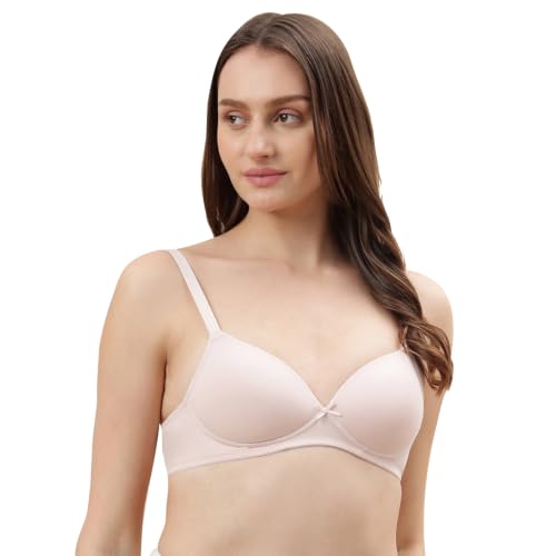 Image of Marks & Spencer Soft Cotton Rich Padded Bra | Non Wire Full Cup Bra