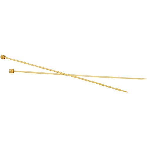 Star School Supplies 42283 Paire d'aiguilles en bambou 35 cm Taille 4