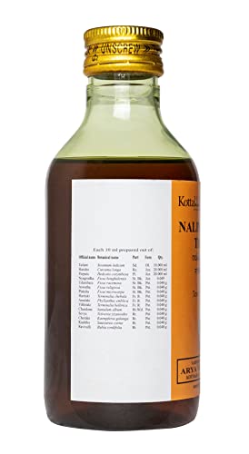Kottakkal ayurveda Nalpamaradi Oil - 200 Ml, For Hair & Skin (Pack Of 2)