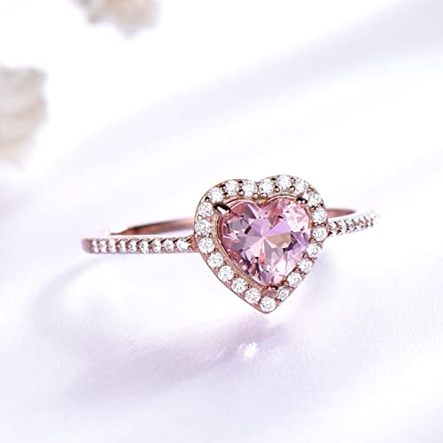 Ensemble de bijoux en argent pour femmes boucles d'oreilles cœur - 6