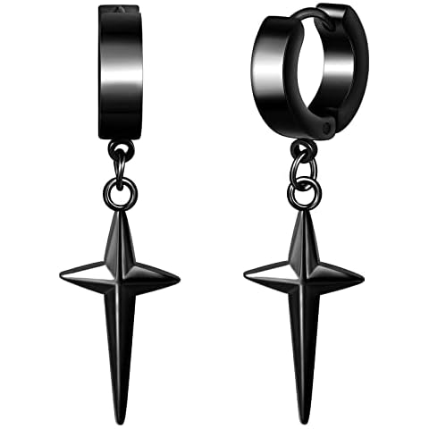 Boucles d'oreilles étoile noire feilok Cover