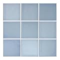 Commomy 10 Pcs Matte 3D Peel and Stick Tile 11.8"x11.8" Ultralight PVC Square Peel and Stick Backsplash for Kitchen Stick on Tiles for Bathroom,Living Room,Fireplace,Interior Wall Decor,Blue