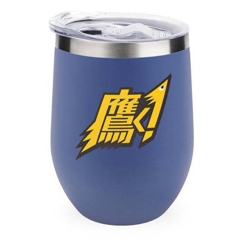 ワインタンブラー 福岡ソフトバンクホークス 野球応援 卵殻カップ タンブラー 350ml U字型 コーヒーカップ 蓋付き ステンレス製 魔法瓶 保冷 保温 水筒 直飲み 応援グッズ プレゼント