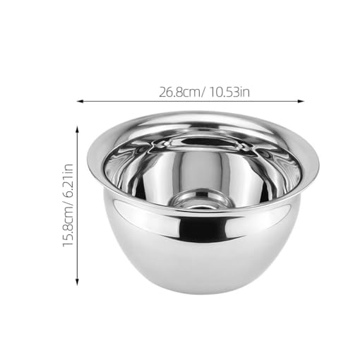 Bowl de Acero Inoxidable Homoyoyo 9 pulgadas 304 Multiusos miniatura 2
