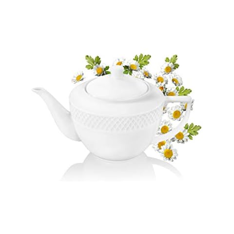 Wilmax Julia Teapots 30 Oz | 900 Ml In Color Box | Dishwasher Safe, Easy To Clean | Fine, English Porcelain | Wl-880110/1C Cover