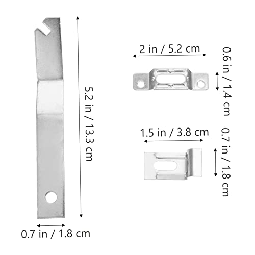 Image of TEHAUX 4sets Museum-Grade Picture Hanging Kit Security Hooks for Hotels and Art Galleries Wall-Mounted Hardware for Theft Prevention and Damage Elimination
