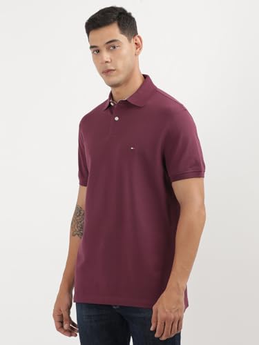 Image of Tommy Hilfiger Men's Cotton Regular Fit Polo T-Shirt
