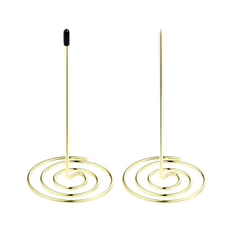NUOBESTY Stainless Steel Memo Holder Spindle Cover