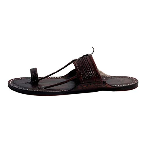 leather kolhapuri style chappal