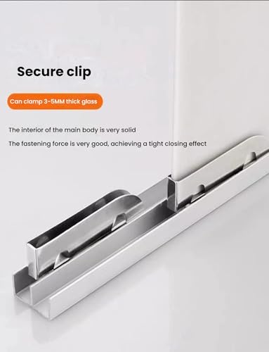 Rieles de aleación de aluminio de alta precisión para puertas de vidrio dobles 4