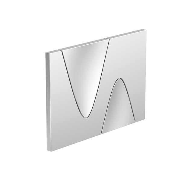 KOHLER SUMMIT Mechanical Dual-flush Faceplate in Polished Chrome color compatible with Kohler Mechanical in-wall tank or cistern tank (B0BG27FNBV) Amazon Price History, Amazon Price Tracker