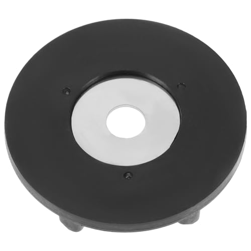 BEBEMOKO Hair Removal Cutter Disc Screws Plate Shedding Mini Small Square Slotting Groove Milling Wheel Angle Grinder Sanding Polishing Pig Hair Removal Disc Drain Woodworking Black Plastic