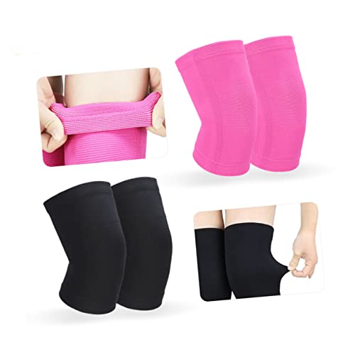 IWOWHERO 1 Pair Sports Kneecap Pads Support Braces for Basketball Football Running Hiking Comfortable Elastic Sleeves for Workout