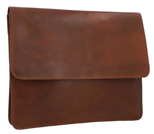 Funda de piel para portátil protector contra arañazos Gusti Afton de cuero