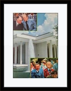 Jack Nicklaus Arnold Palmer autograph with COA