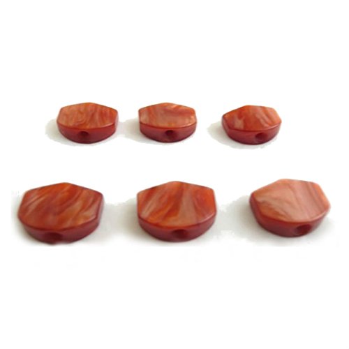 Amazon.co.jp: ギター用 ペグボタン buttons ミニサイズ 6個セット 四