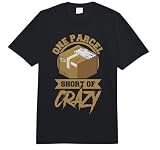 One Parcel Short of Crazy Postal Worker Ballot Voting Comfort Colors Adult Heavyweight T-Shirt