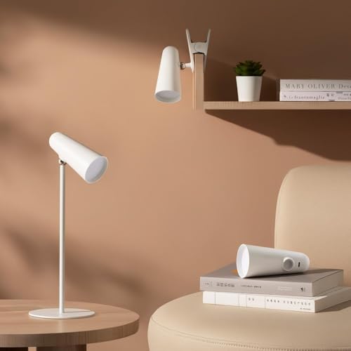 Image of 5-in-1 Rechargeable LED Table Lamp Adjustable Brightness USB-C Desk and Floor Reading Light Multi-Angle Study Lamp with Magnetic Attachments
