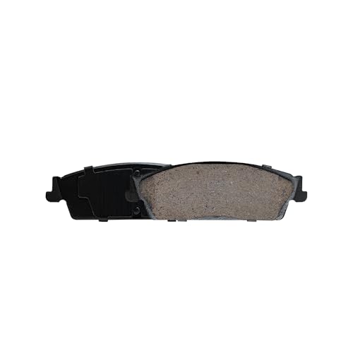 Image of Detroit Axle - Rear Brake Pads for 2007-2013 Chevrolet Silverado 1500 Avalanche GMC Sierra 1500, 2007-2014 Yukon XL Suburban 1500 Tahoe Escalade EXT ESV 2008 2009 2010 2011 2012, 2 Ceramic Brake Pads