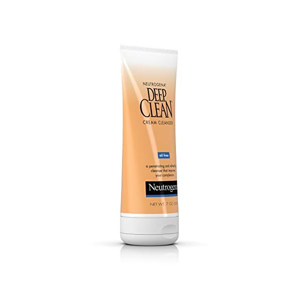 Neutrogena-Deep-Clean-Daily-Facial-Cream-Cleanser-with-Beta-Hydroxy-Acid-to-Remove-Dirt-Oil-Makeup-Alcohol-Free-Oil-Free-Non-Comedogenic-7-fl-oz Neutrogena Deep Clean Daily Facial Cream Cleanser with Beta Hydroxy Acid to Remove Dirt, Oil & Makeup, Alcohol-Free, Oil-Free & Non-Comedogenic, 7 fl. oz