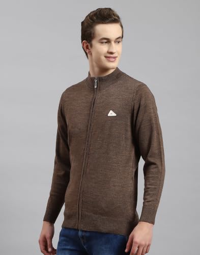 Image of Monte Carlo Men Regular Fit Full Sleeve Solid T Neck Winter Pullover (Pack of 1)