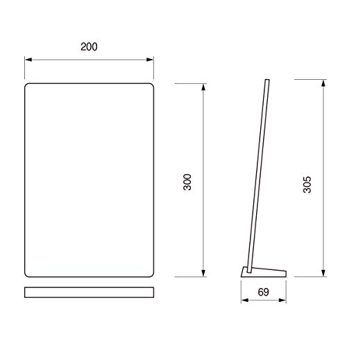 URISAPO 卓上ミニ黒板 Lサイズ