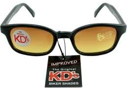 Original KD's Sunglasses Blue Buster Blue Blocking Amber Fade Lenses