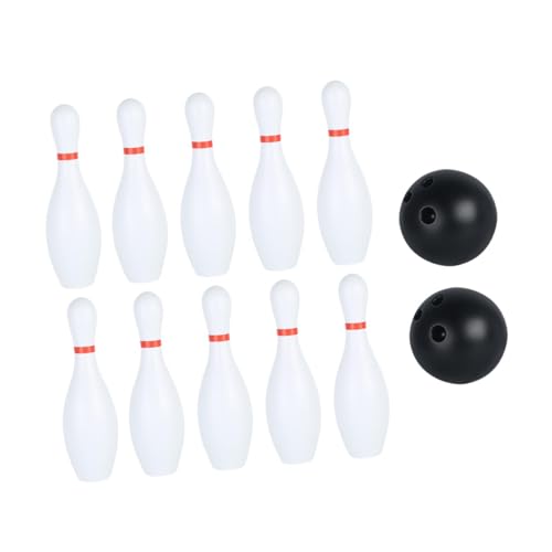 EHJRE Juego de Bolos Interactivo para Niños con 10 Bolos Y 2 Bolas para Jugar en El Jardín