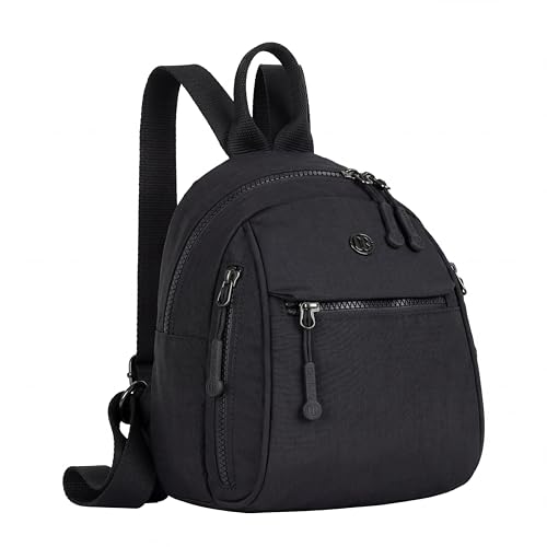 Image of TS WITH TECHSUN Women's Small Mini Backpack Purse | Water-Resistant Compact Bag for Travel, Casual Outings | Fits Only Essentials (L) 20 X (W) 14 X (H) 24 CM