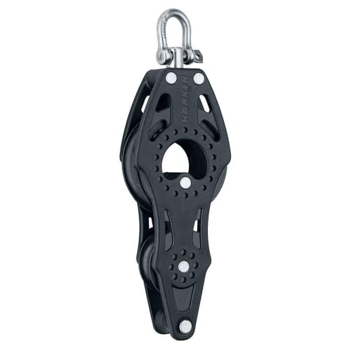Harken 57mm Carbo Air Fiddle Block w/Swivel & Becket