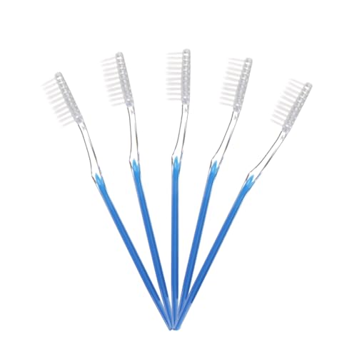 Hemobllo Cepillos de Dientes Desechables 30 Piezas Cerdas Suaves, Tamaño Estándar, Colores Duales, Portátiles para Viaje y Hotel, Higiene Bucal Diaria, Cuidado de Encías, Uso Doméstico