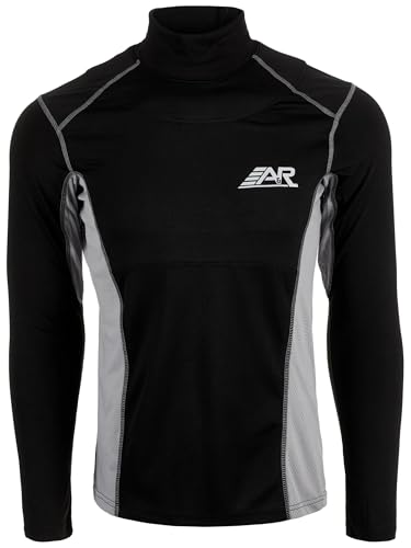 Long Sleeve Compression Neck Guard Hockey Shirt | Junior (Medium)