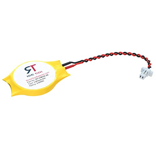 Rome Tech CMOS Battery for IBM Lenovo ThinkPad X1 Carbon 2-nd Carbon 3rd Carbon 4th Carbon 5th Carbon 6th Thinkpad S3 Yoga 14 - BIOS RTC 3V CR2016 X1 Carbon CMOS Battery with 2 Pin 2 Wire Cable
