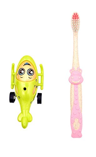 Fllik Kids Toothbrush for Boys and Girls Soft Bristles with Toy M1