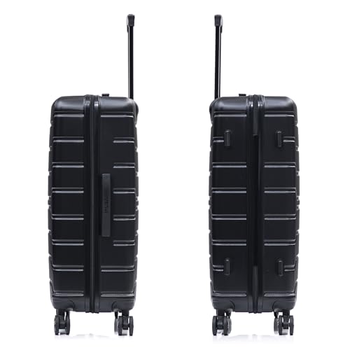 Image of InUSA TREND Luggage with Spinner Wheels | Durable Lightweight Hardside Suitcase, Travel Sets with Handle and Trolley | (20in, 24in, 28in, 32in) 4 Piece Set | Black