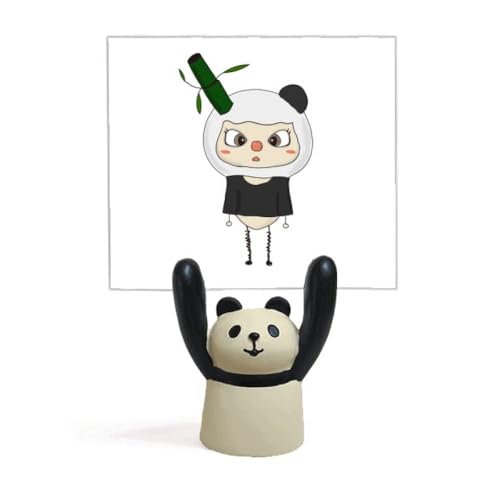 Support de mémo panda en porcelaine UU déco poétique de bureau