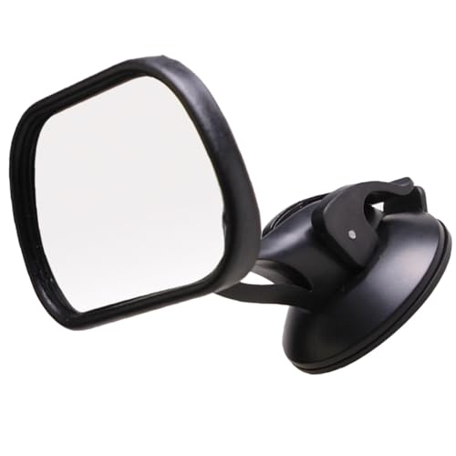 Abaodam Rétroviseur Bébé Grand Angle pour Voiture Miroir Arrière Sécuritaire Film Anti- Fixation Ventouse Renforcée Observation Siège Arrière Surveillance Garçon et Filles en Voiture