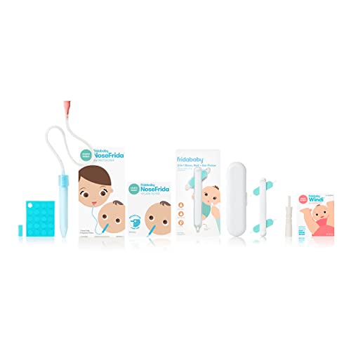 Image of FridaBaby The NoseFrida Filter Bundle, Windi GasPasser & 3in1 Picker | Baby Healthcare Essentials