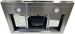 NOVEL 30" Stainless Steel Wall Mount Range Hood - 900 CFM Powerful Ventilation for Efficient Cooking - Touch Control, LED Lighting & Quiet Operation - Perfect for Modern Kitchens | PRO-NWZ01