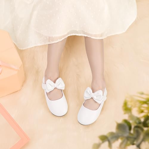 Image of PANDANINJIA Toddler Dress Shoes Flower Girls Ballet Flats